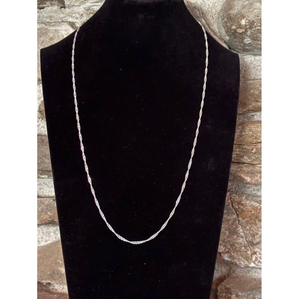 S925 22” Silver Chain Necklace